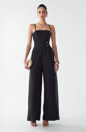 BWLDR Ruby Jumpsuit in Black at Nordstrom, Size 14