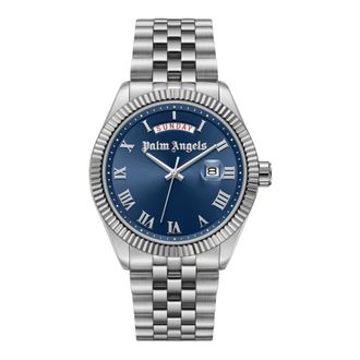Palm Angels Pmwgh0000102 Horloge - Heren - Accessoires - Grijs - Maat: ONE Size
