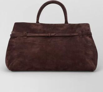 Manu Atelier leather tote bag