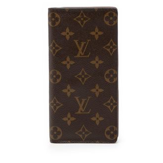 Louis Vuitton Brown Pvc Leather Long Wallet (Bi-Fold) (Pre-Owned)
