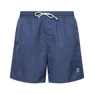 Brunello Cucinelli Brunello Cucinelli, Beachwear, male, Blue, Size: 2XL Swim Shorts