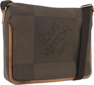 Louis Vuitton Pre-owned Damier Geant Schoudertas - Dames - Vintage Schoudertas - Bruin - ONE Size - Leer - Vintage