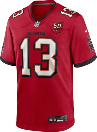 Nike Mike Evans Tampa Bay Buccaneers 50th Anniversary Nike Mens NFL Game Jersey in Red | 67NMTBGH8BF-AWQ