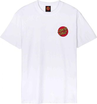 Santa Cruz T-Shirt SANTA CRUZ CLASSIC DOT CHEST SP26 NEW, Herren, Gr. XXL, wei&szlig;, Obermaterial: 100% Baumwolle, Shirts T-Shirt, f&uuml;r sportliche Aktivit&auml;ten und Fre