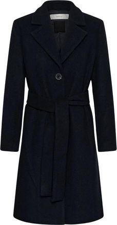 Inwear Geknopt Jasje - Dames - Jas met riem - Blauw - XL - Jassen
