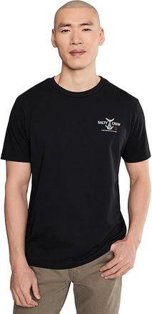 Salty Crew Ichiban Short Sleeve Mens T Shirt Black : 2XL, Cotton