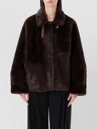Frankie Shop senja faux fur buckle collar jacket