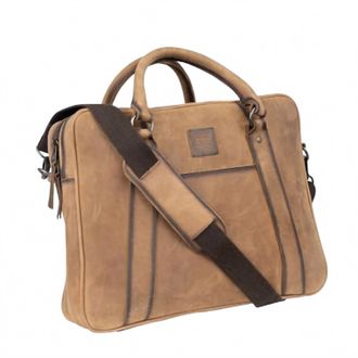 StS Ranchwear Mens Foreman Full-Grain Briefcase In Veg-Tan