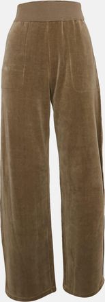 Sonia Rykiel Grey Velvet Wide-Leg Trousers