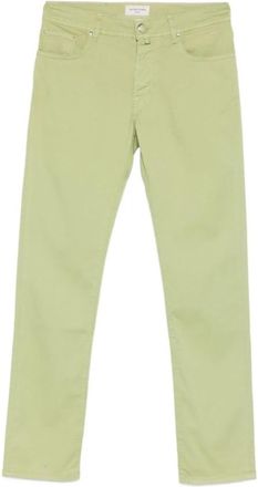 Jacob Cohen Slim Fit Denim Jeans - Heren - Slim Fit Jeans - Groen - W38 - Denim - Jeans
