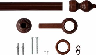 Good Life Gardinenstange »Trend« Ø 28 mm 1 läufig-läufig Fixmass