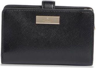 Kate Spade New York kenzie patent leather bifold wallet in Black at Nordstrom Rack