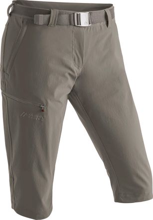 Maier Sports Caprihose MAIER SPORTS Inara slim 3/4, Damen, Gr. 36, Normalgr&ouml;ssen, braun (schlamm), 90% Polyamid, 10% Elasthan, Hosen Caprihose, Damen Wanderhose, a