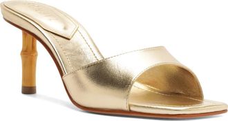 Schutz Leena Sandal in Platinum at Nordstrom, Size 8.5