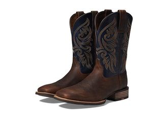 Ariat Slingshot Western Boots Mens Shoes Rowdy Rust/Dark Denim : 8.5 D - Medium, Leather