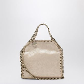 Stella McCartney Stella Mc Cartney Gold Metallic Micro Falabella Tragetasche