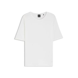 BOSS Slim-fit T-shirt in cotton, modal and silk
