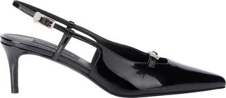 Philipp Plein Dames, Schoenen, Zwart, Maat: 39 EU Leer