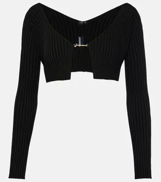 Jacquemus La Maille Pralù ribbed-knit cardigan