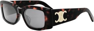 Celine Triomphe Zonnebril - unisex - Zonnebrillen - Bruin - 53 MM - Accessoires