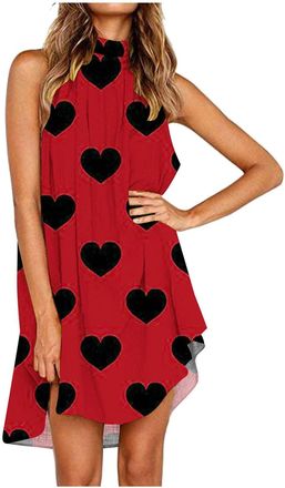 Generic 2024 Summer Dresses for Women UK Size 18, red Maxi Dresses for Women UK, Summer wrap Around Dresses for Women UK, Maxi Dresses for Women UK Plus Size