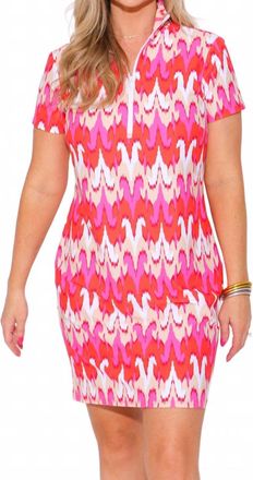 Jude Connally Alexia Mini Dress In Paradise Ikat Peony