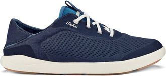 Olukai Mens Moku Pae Round Toe Sneakers In Trench Blue/off White