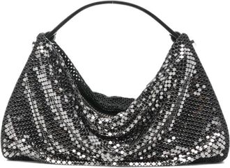Laura B Box Handbag Metallic Lavinia