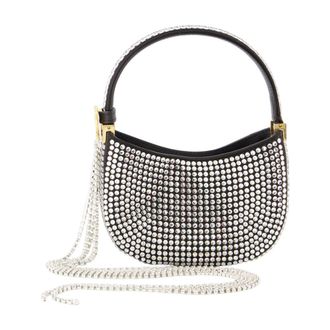 Magda Butrym Womens Micro Vesna Hobo Black Strass Others Shoulder-hobo-bags