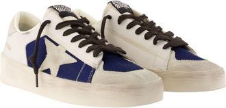 Golden Goose Mens Stardan Sneakers - Golden Goose Deluxe Brand Leather White Shoes