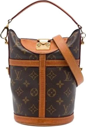 Louis Vuitton Pre-owned Monogram Canvas Bucket Bag - Pre-owned - Mujer - Marr&oacute;n - ONE SIZE