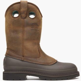 Georgia Boot Wellington Work Boot in Mississippi Brown at Nordstrom, Size 10.5