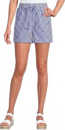 Skies Are Blue Clothing Star Shorts In Blue