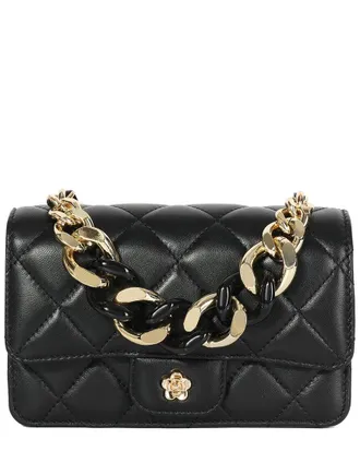 Tiffany & Fred Chain Leather Crossbody