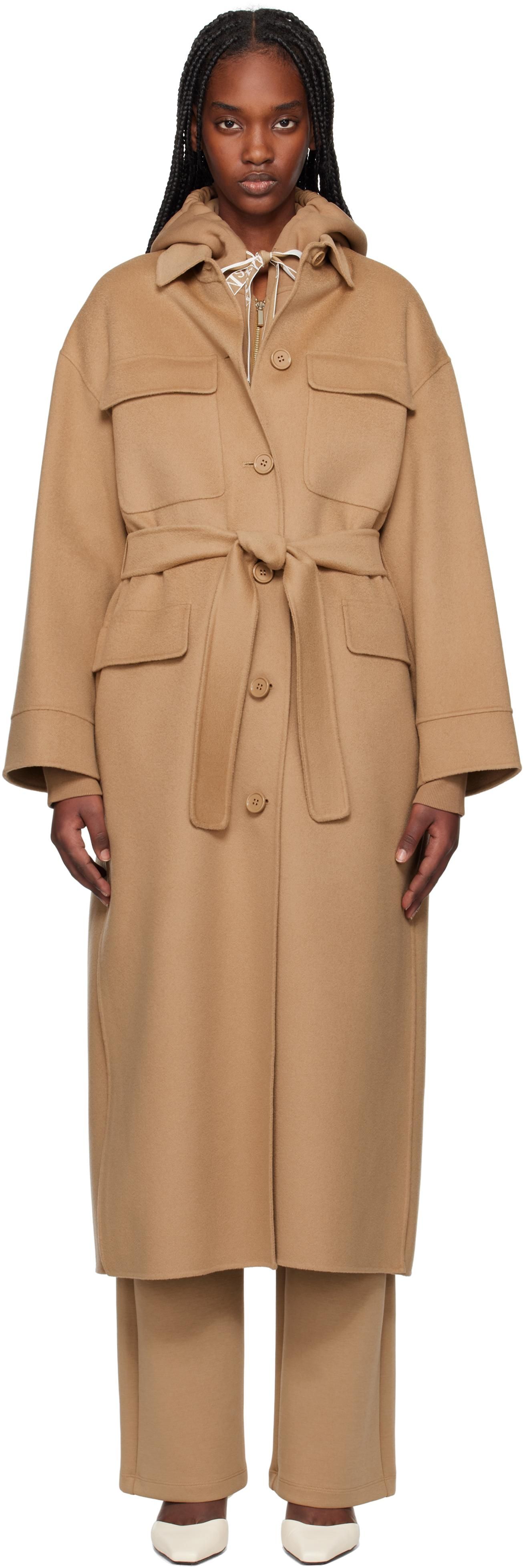 トレンチコート MAX MARA Women Trench Coats 2511011041600009 Brown Beige artur belted coat Maxmara - women - MAXMARA