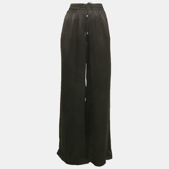 HUGO BOSS Boss By Hugo Boss Black Satin Tavati Trousers