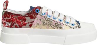 Dolce & Gabbana Low-top Sneakers - Dames - Sneakers - Veelkleurig - 35 EU - Katoen - Schoenen