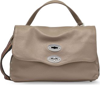 Zanellato Postina S Leather Crossbody Bag With Double Shoulder Strap