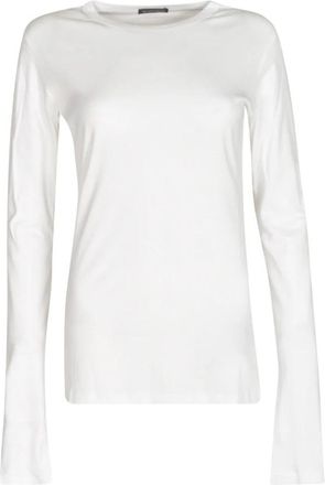 Ann Demeulemeester Long Sleeve T-shirt - Dames - Longsleeves - Wit - L - Tops