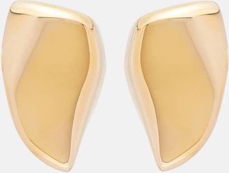 Bottega Veneta Prisma Small 18kt gold-plated earrings