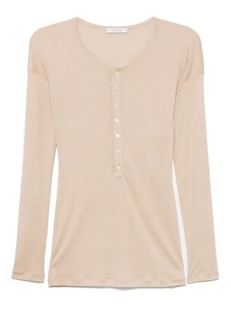 Christophe Lemaire silk T-shirt - Neutrals