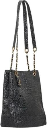 Chanel Pre-owned Shoulder Bags, female, Black, Size: ONE SIZE Pre-owned Leather chanel-bags