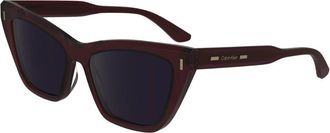 Calvin Klein CK24505S 605 Womens Sunglasses Burgundy Size 55