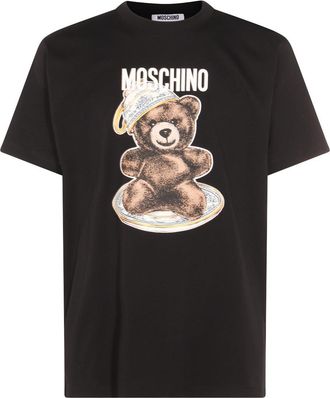 Moschino T-Shirts And Polos Blacks And Greys-Uomo