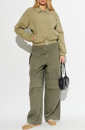 Alexander Wang Wide-leg Trousers, Womens, Green