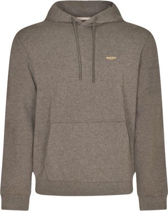 Woolrich Sweaters - Heren - Hoodies - Beige - L - Hoodies & sweatvesten