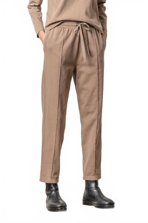 Lilla P Front Seam Pant In Shiitake