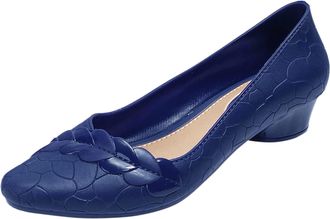 Generic Shoes Womens Waterproof Fashion Summer Flat Bottom Flat Mouth Low Top Waterproof Jelly Sandals Women Tight Toe Casual Shoes Ladies Blue 36, blue, 7 UK