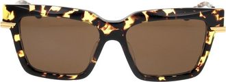 Bottega Veneta Zonnebril - unisex - Zonnebrillen - Bruin - ONE Size - Accessoires