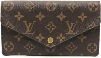Louis Vuitton Pre-owned Wallets, female, Brown, Size: ONE SIZE Pre-owned Canvas Wallet